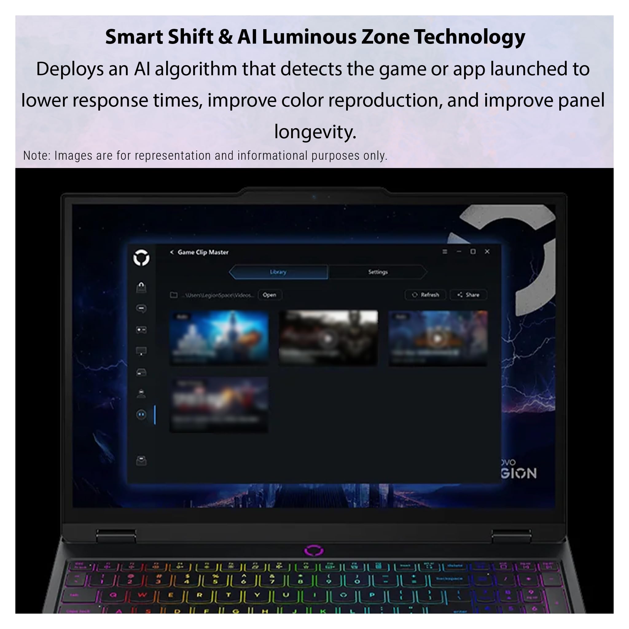 Amazon.com: Lenovo Legion 5i Gen 10 Gaming Laptop, Intel Ultra 7
